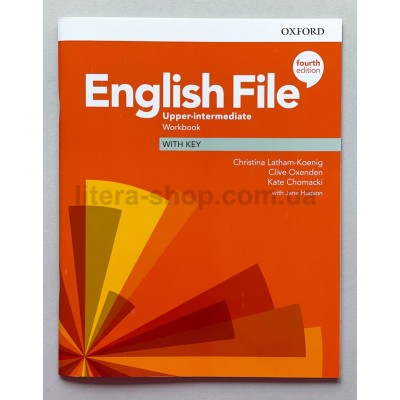 English File 4th Edition Upper-Intermediate Workbook with key