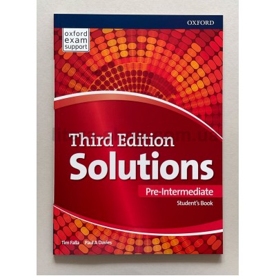 Solutions 3rd Edition Pre-Intermediate Student's Book