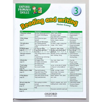 Oxford Primary Skills Reading and Writing 3 