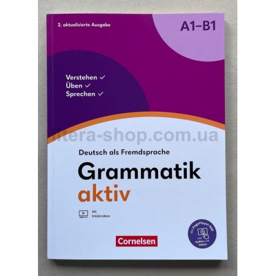 Grammatik aktiv  A1-B1  2.Ausgabe  mit Audios und Videos online
