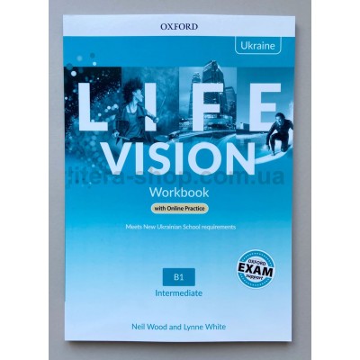 Life Vision Intermediate: B1 Workbook with Online Practice (Ukrainian Edition)