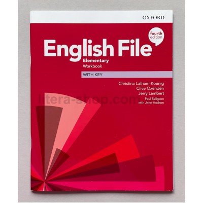 English File 4th Edition Elementary Workbook with Key