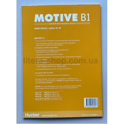 Motive B1 Arbeitsbuch Lektion 19–30 