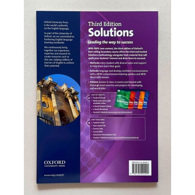 Solutions 3rd Edition Intermediate Student's Book