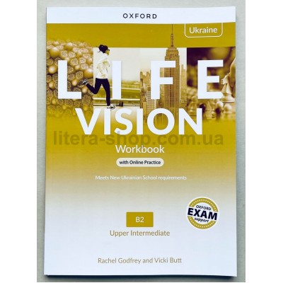 Life Vision Upper-Intermediate: B2  Workbook with Online Practice (Ukrainian Edition)