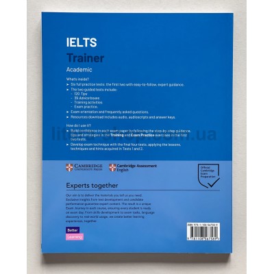 Trainer IELTS 2 Academic 6 Pr Tests w. Downloadable Audio and Resources
