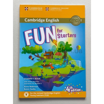 Fun for Starters 4th Edition SB + Downloadable Audio + Online Activities + Home Fun Booklet