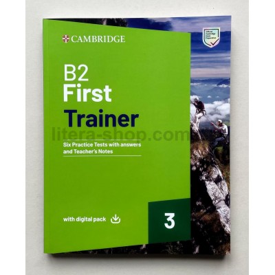 Trainer Cambridge B2 First 3 with 6 Practice Tests with key and Digital Pack