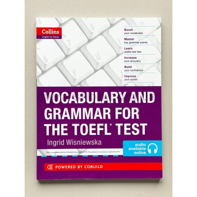 Vocabulary and Grammar for the TOEFL Test w. Audio Online