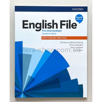English File 4th Edition Pre-Intermediate Student's Book with Online Practice