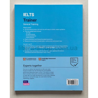 Trainer IELTS 2 General 6 Pr Tests w. Downloadable Audio and Resources