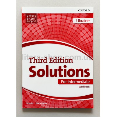 Solutions 3rd Edition Pre-Intermediate Workbook (Ukrainian Edition)