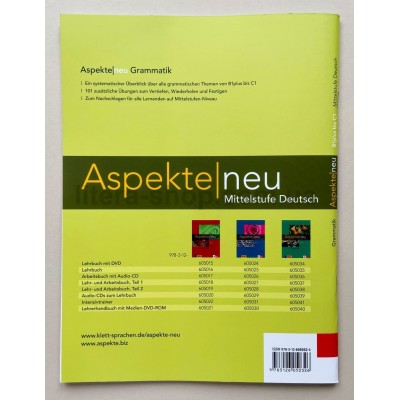Aspekte neu B1 plus  C1 Mittelstufe Deutsch Grammatik