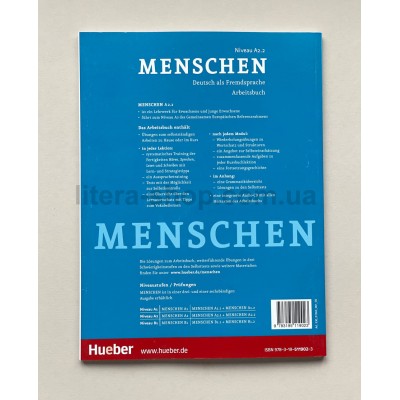 Menschen A2/2 Arbeitsbuch mit AudioCD 