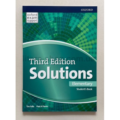 Solutions 3rd Edition Elementary Student's Book